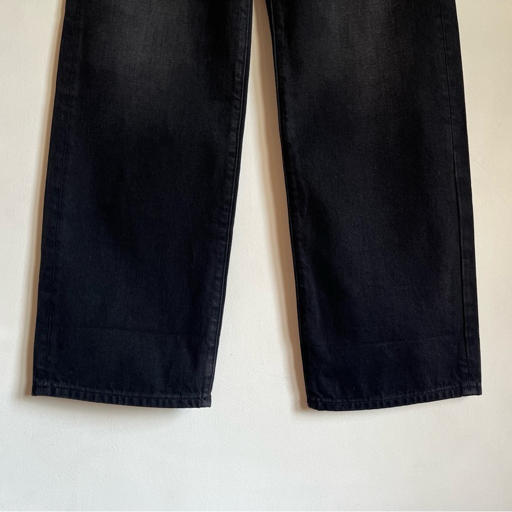 Madewell Black low-slung baggy jeans, size 26/27 - Picture 6 of 15